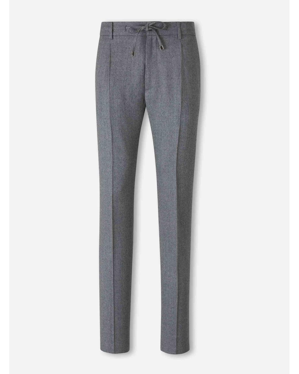 Santa Eulalia Gray Elastic Waist Trousers for men