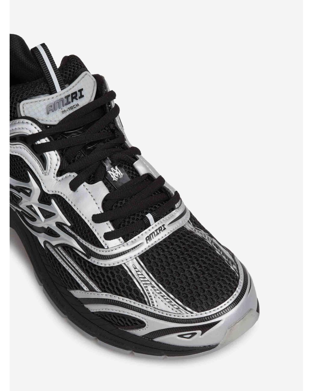 Amiri White Metallic M-Tech Sneakers for men