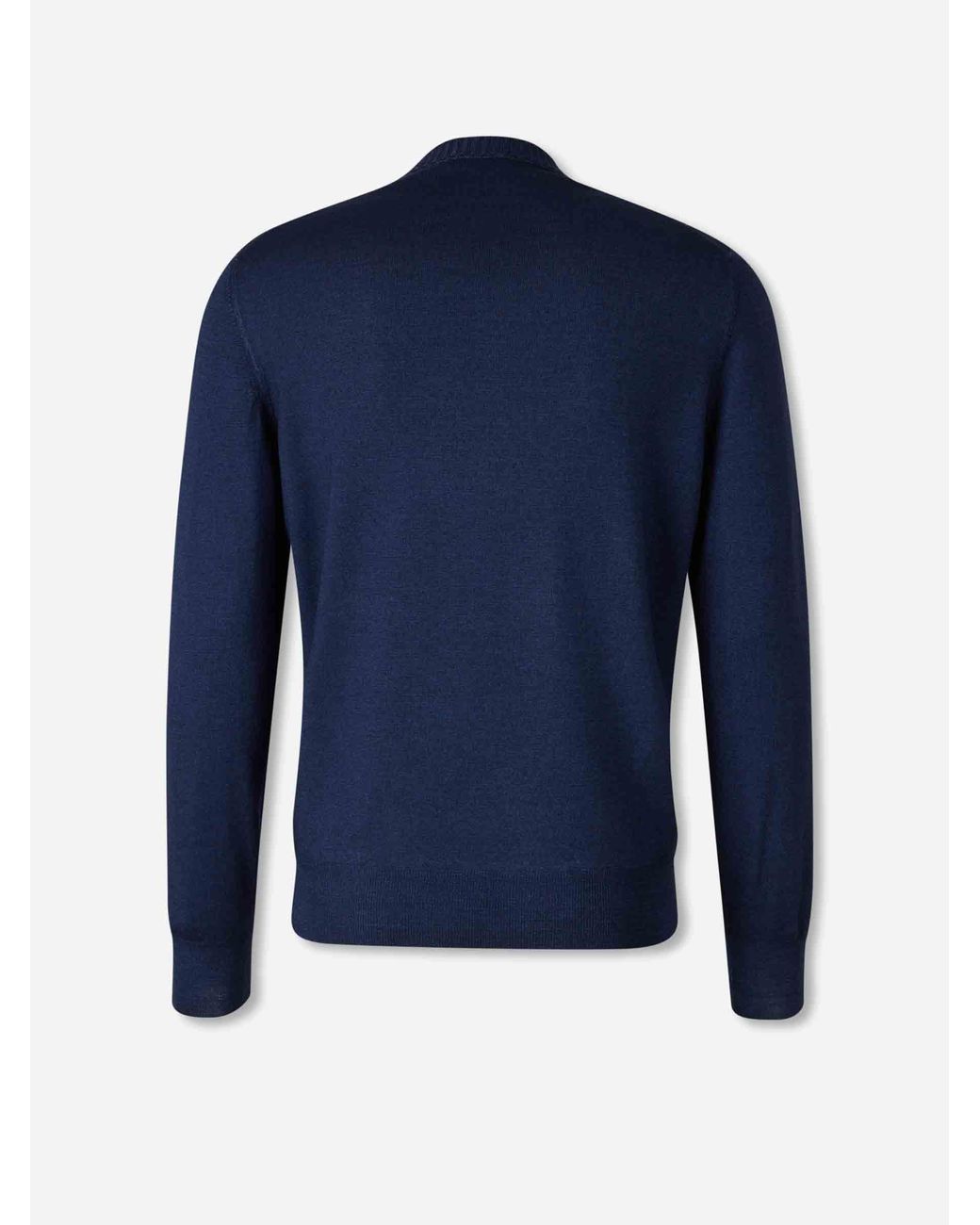 Santa Eulalia Blue V-Neck Sweater for men