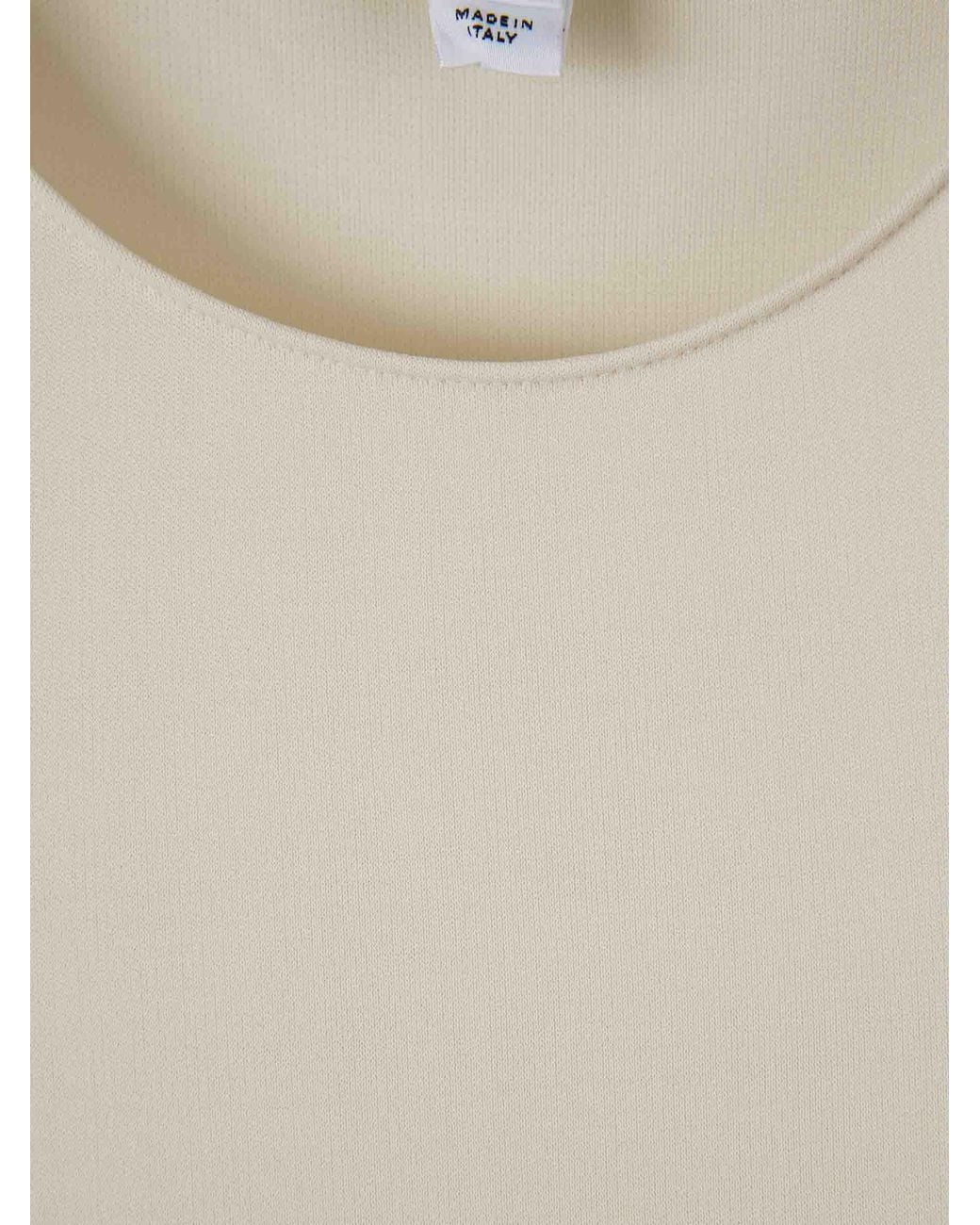 Alaïa White Asymmetrical Dress With Belt