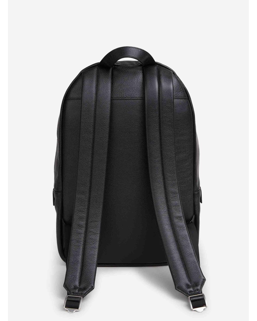 Jil Sander Black Leather Backpack for men