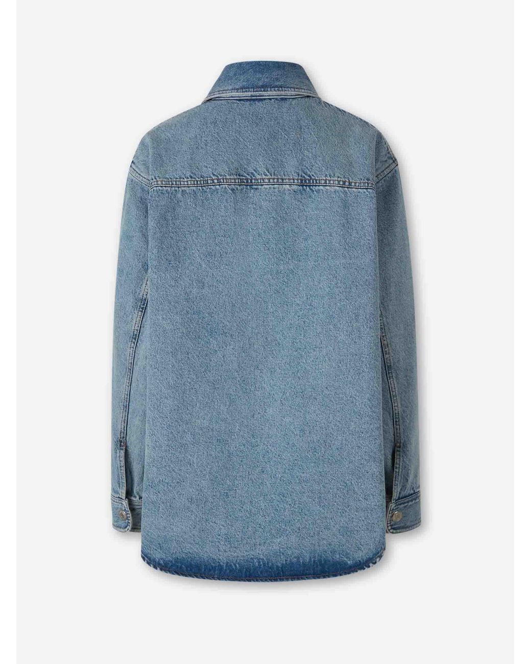 Sobrecamisa Denim AMI de color Blue