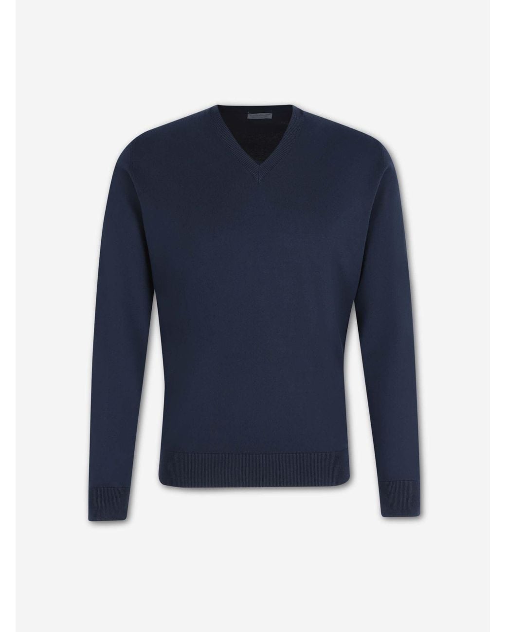 Santa Eulalia Blue Fine Knit Sweater for men