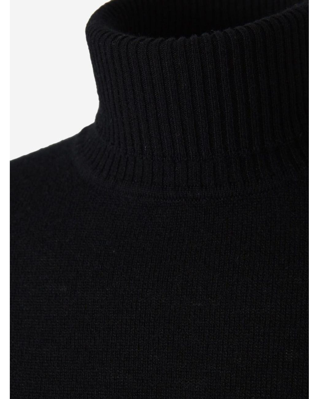 Santa Eulalia Black Turtleneck Sweater for men