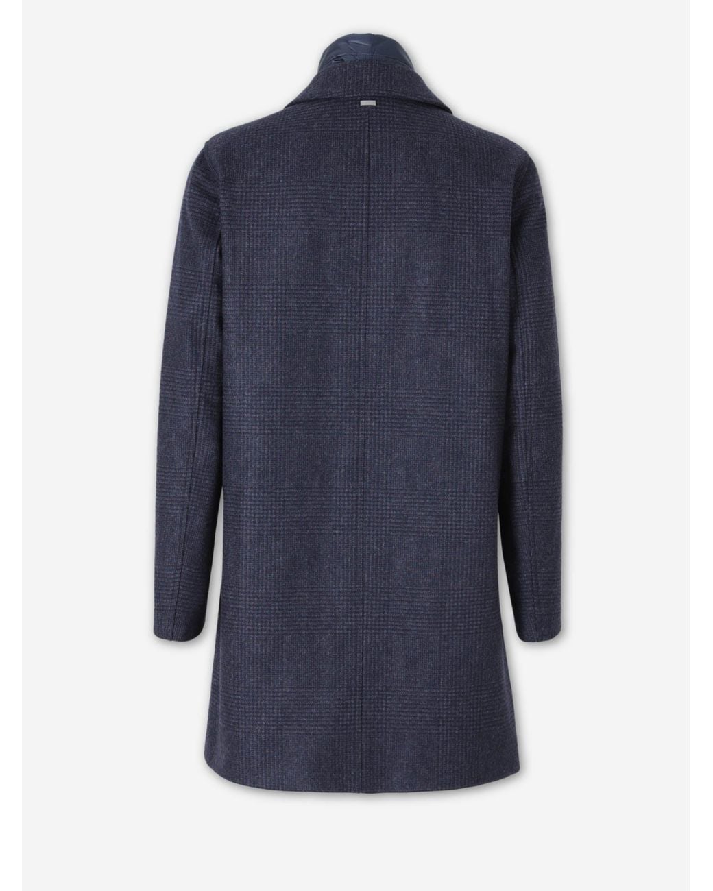 Herno Blue Long Padded Coat for men