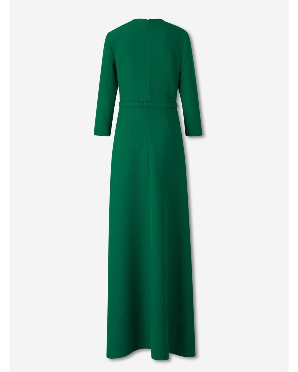 Safiyaa Green Maxi Flared Dress