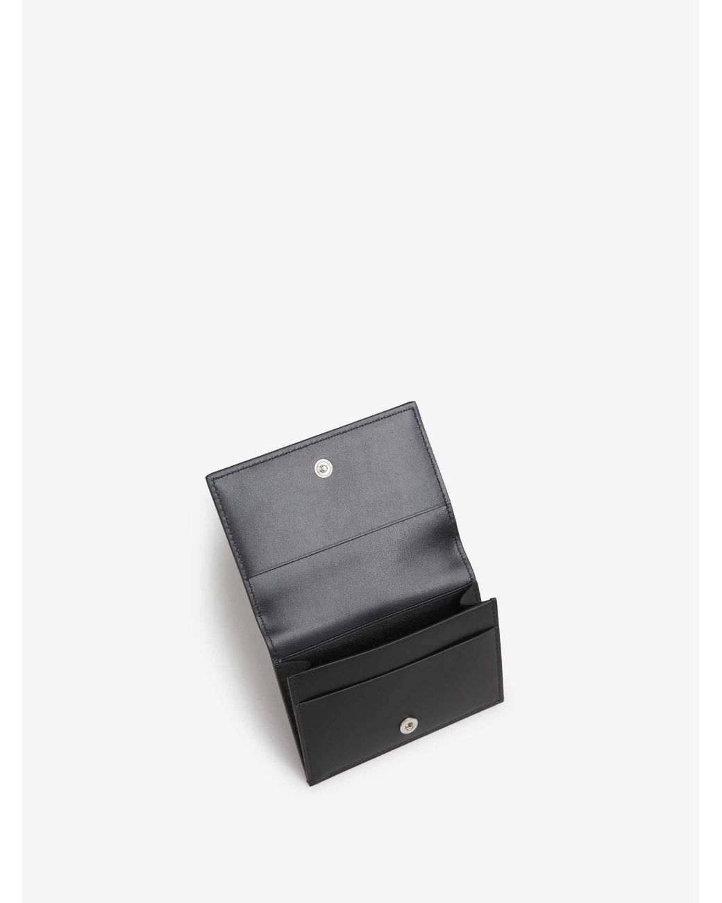 Jil Sander White Leather Card Holder for men