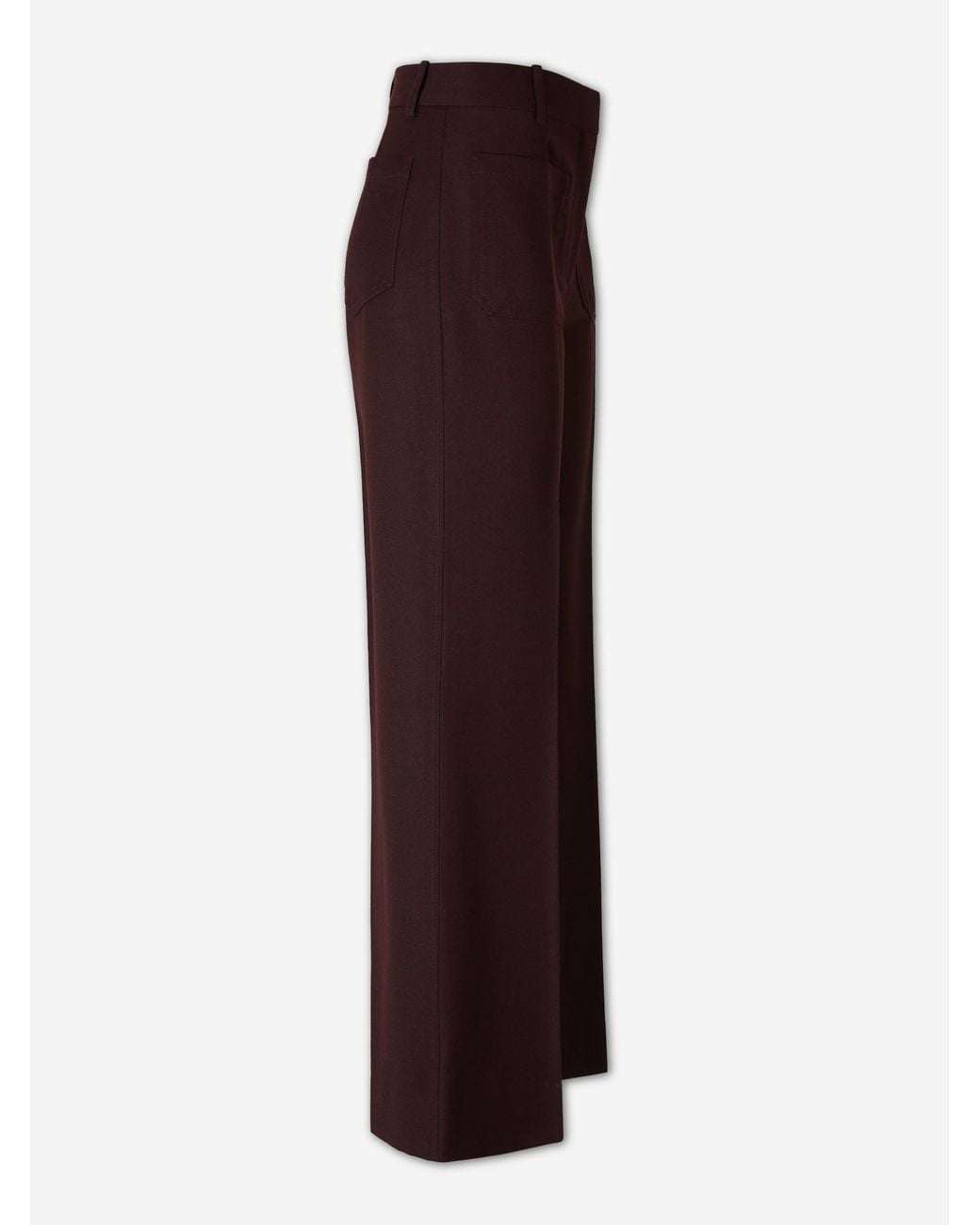 Victoria Beckham Brown Alina Flared Pants