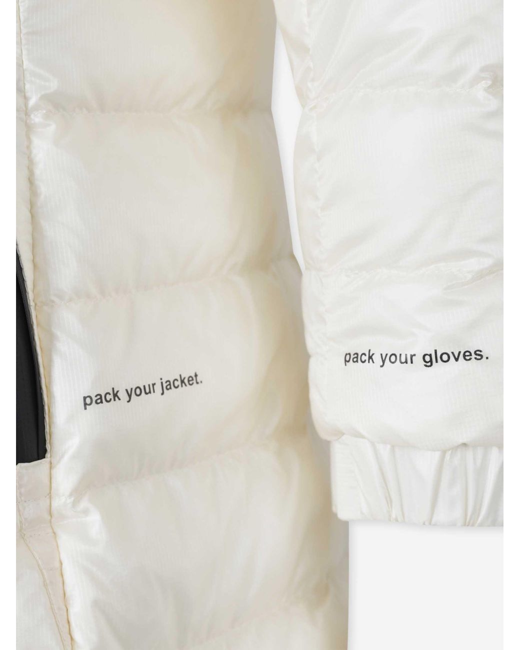 Moncler White Down Vest With Sherpa Lining