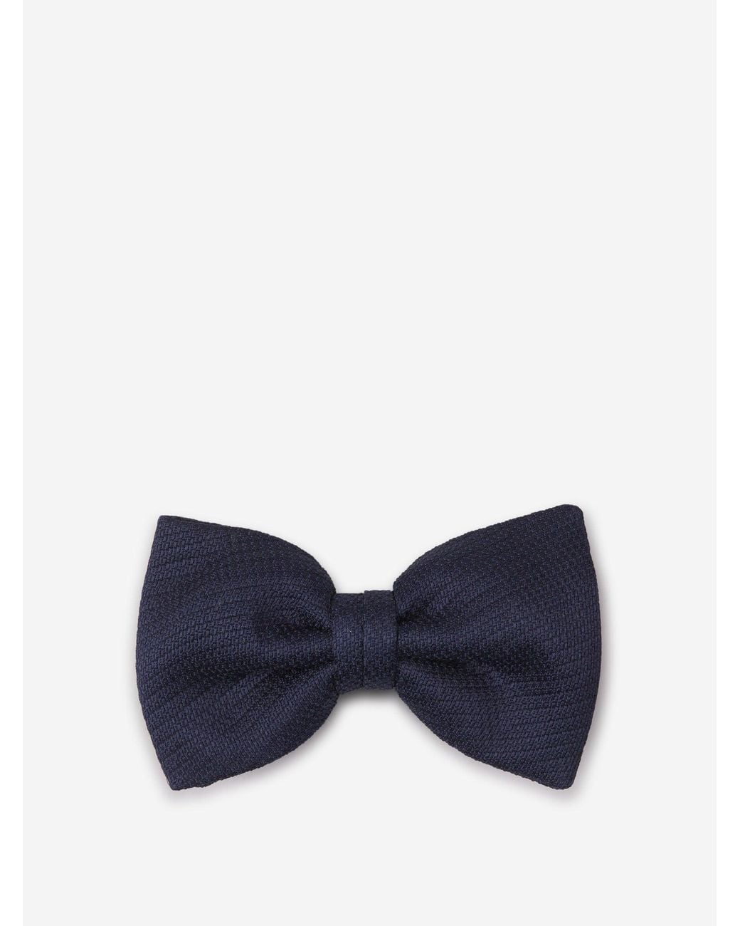 Brioni Blue Essential Textured Bow Tie for men