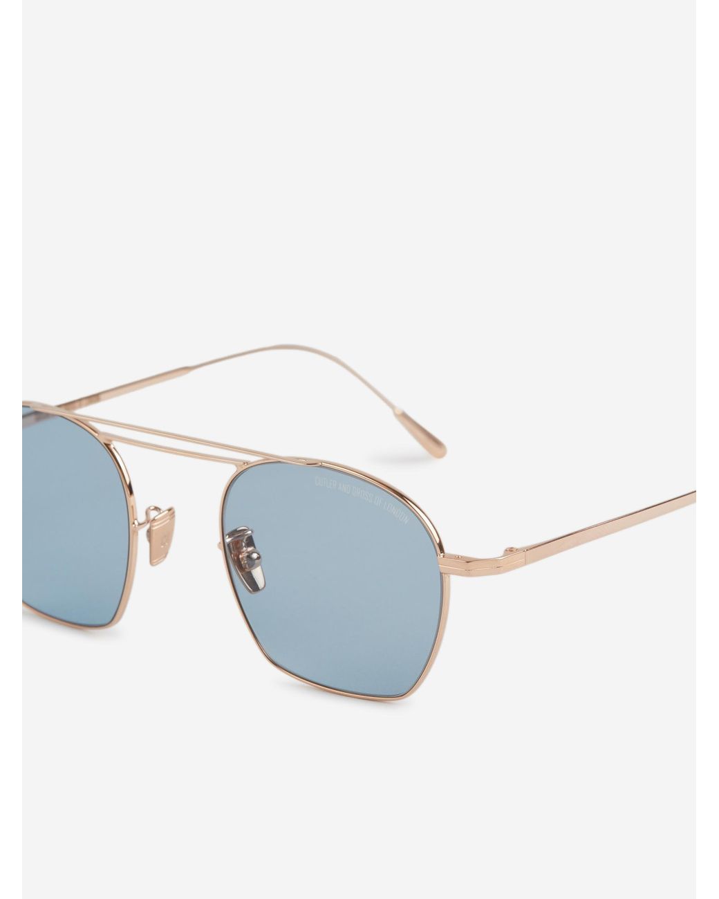 Cutler & Gross Blue Aviator Sunglasses 0004 for men