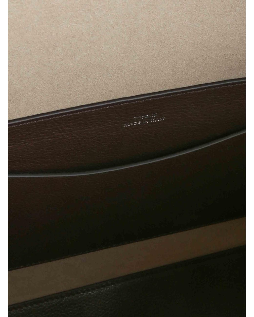 Totême Gray Bevel Leather Bag