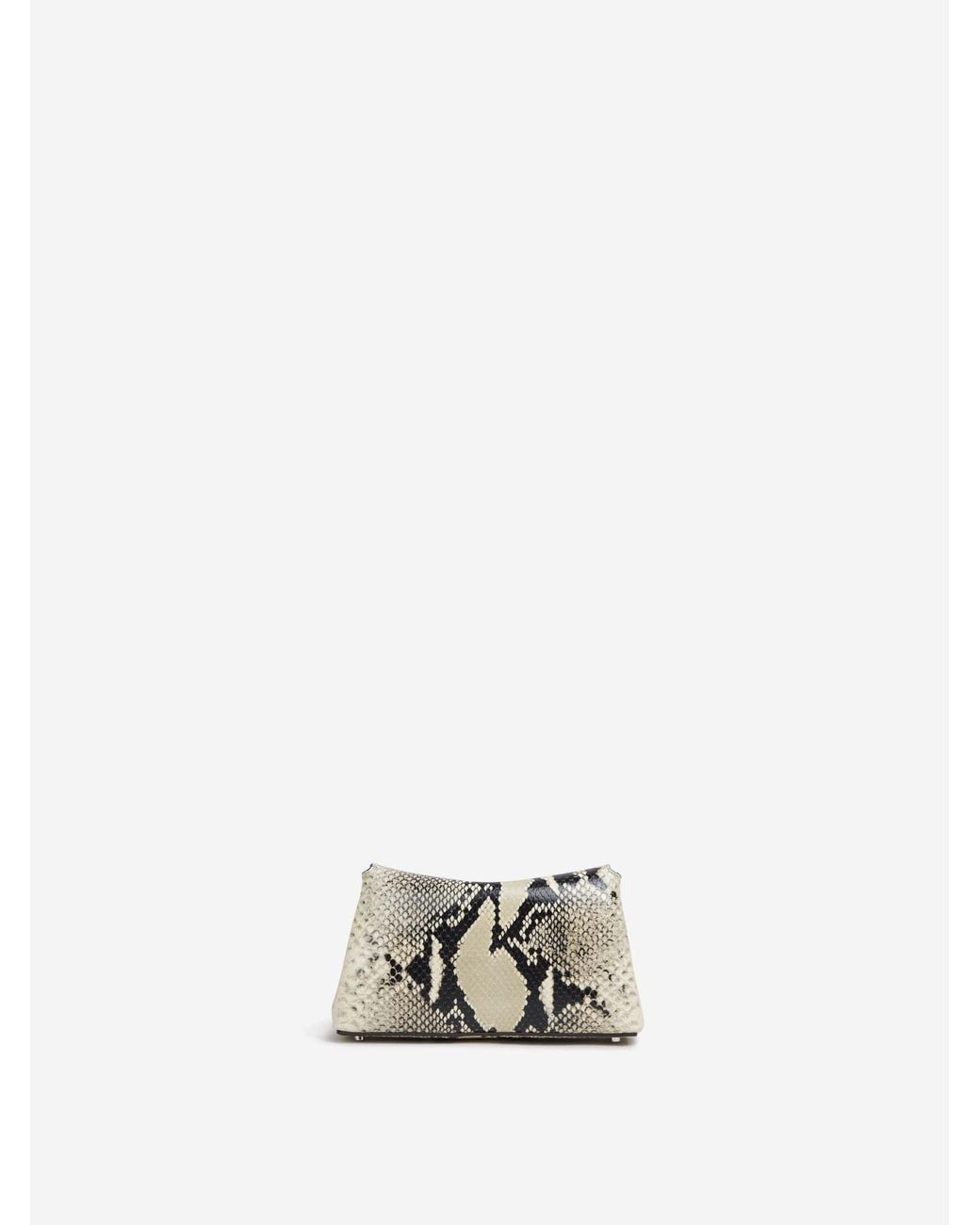 Totême White Mini T-Lock Bag