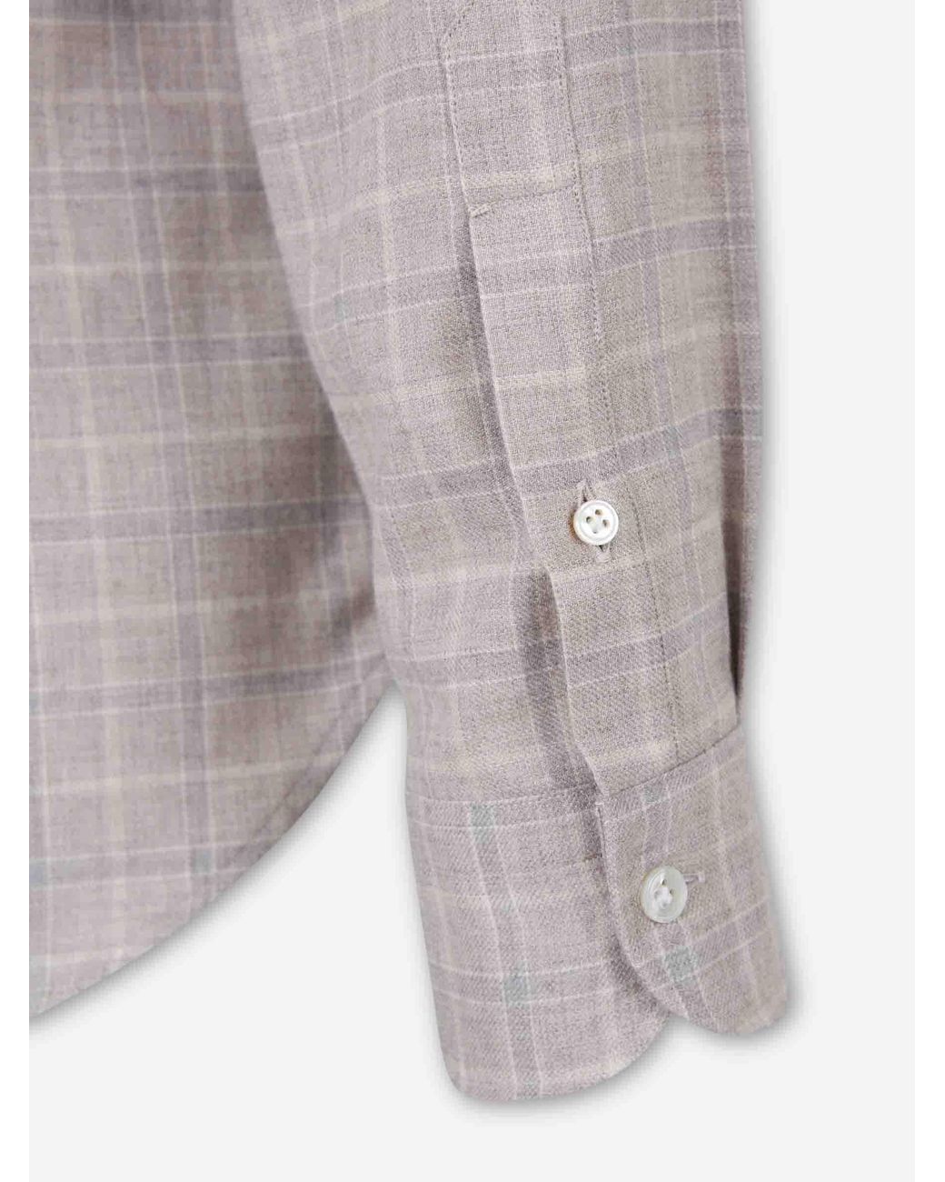 Vincenzo Di Ruggiero Green Wool Cotton Shirt for men