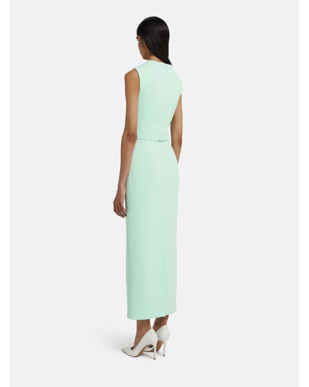 Safiyaa Green Jody Midi Dress