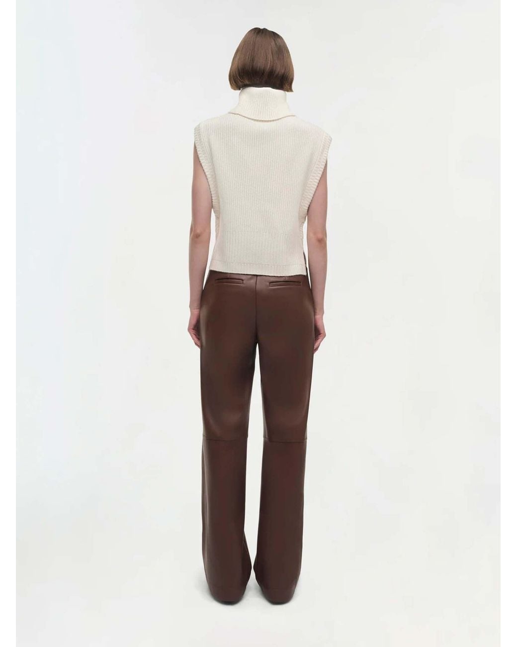 Jonathan Simkhai White Maple High Neck Vest
