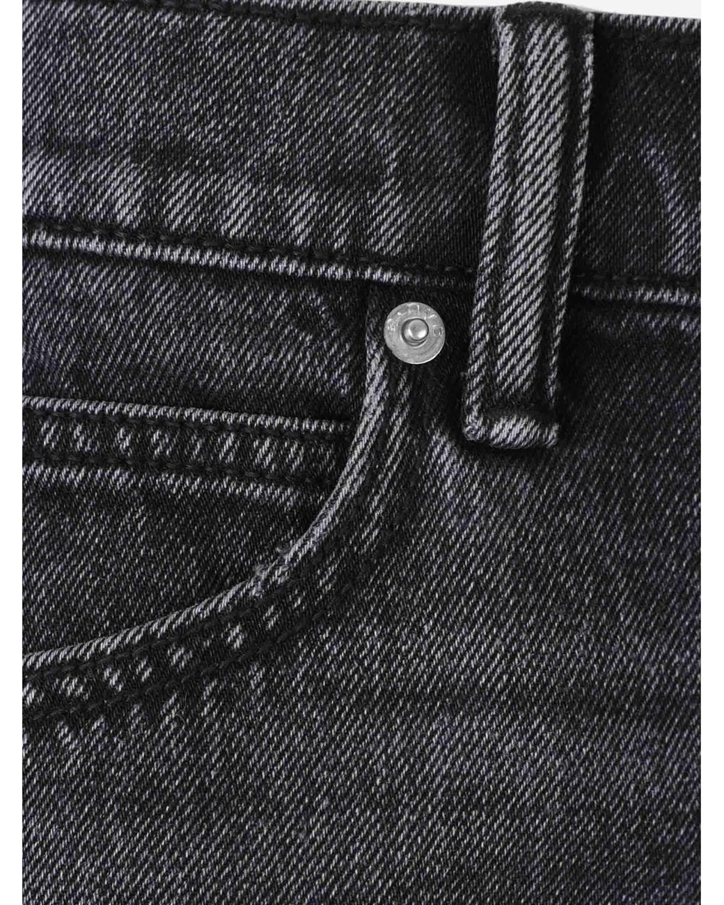Alexander Wang Black Rhinestone Logo Shorts