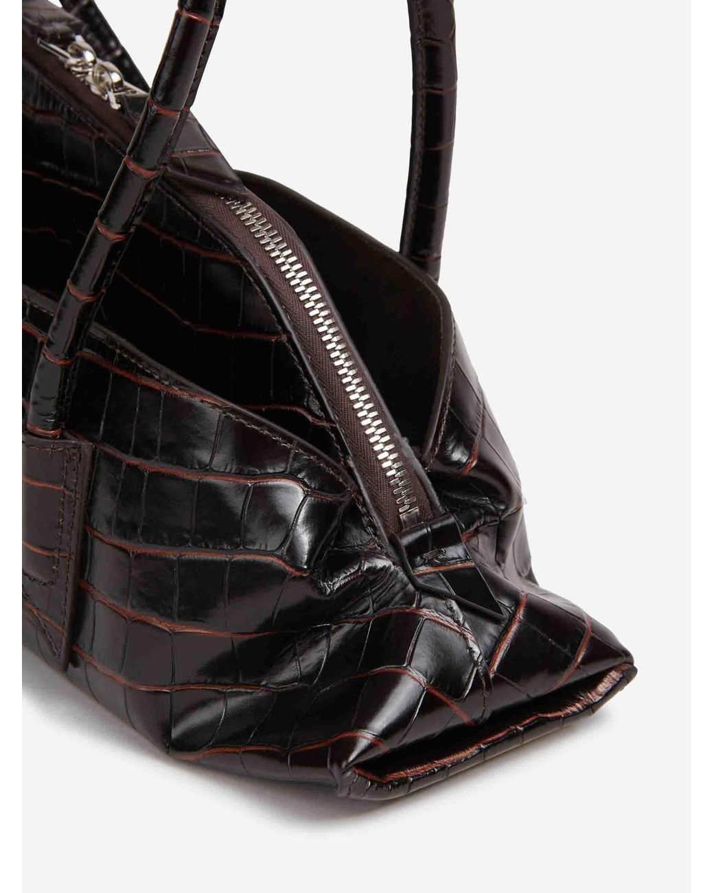 The Attico Black La Passeggiata Small Bag
