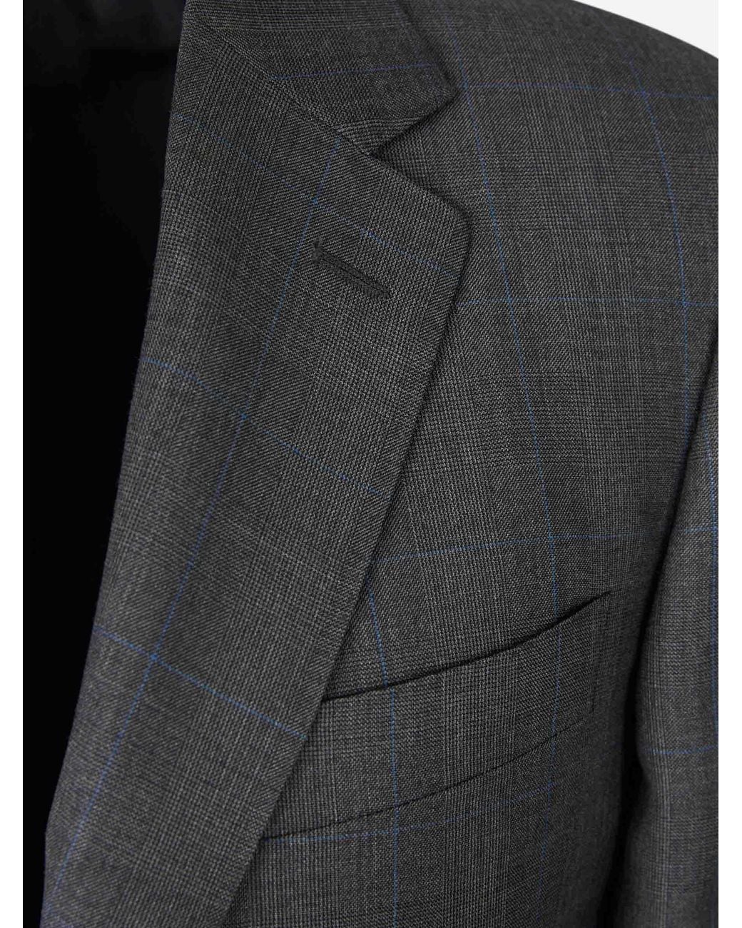 Canali Gray Double-breasted Suit for men