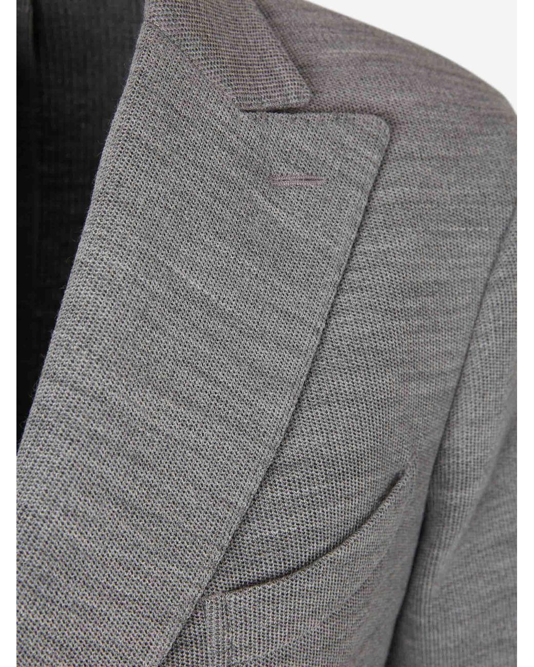 Boglioli Gray Contemporary Cut Blazer for men