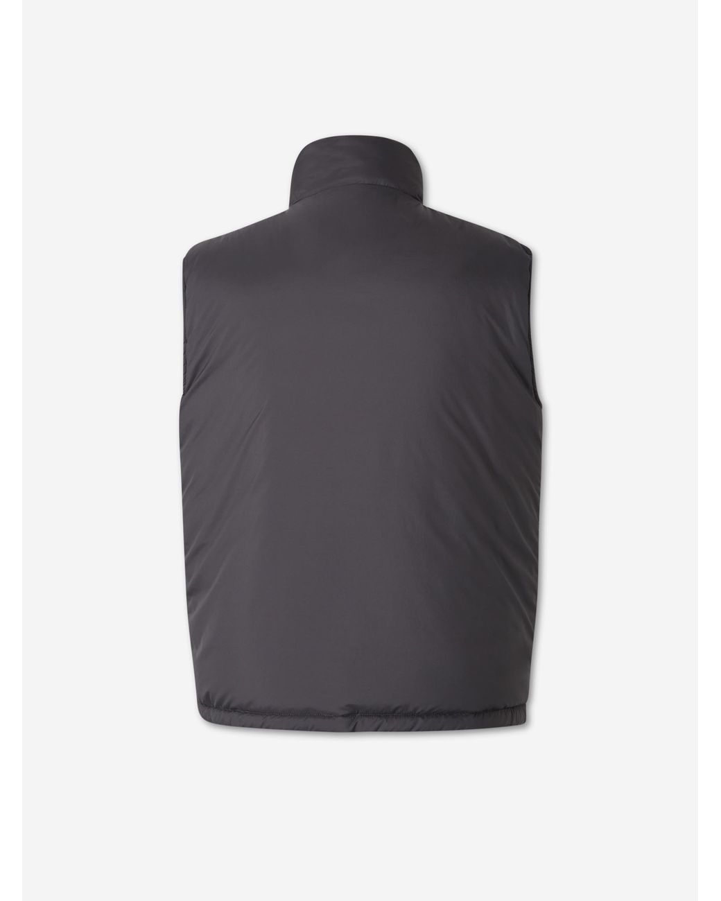 Herno Blue Polyamide Down Vest for men