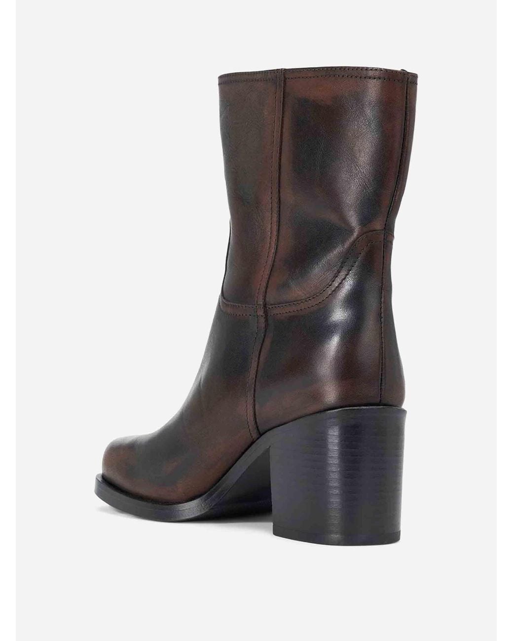 Staud Black Brooklyn 75Mm Leather Ankle Boots