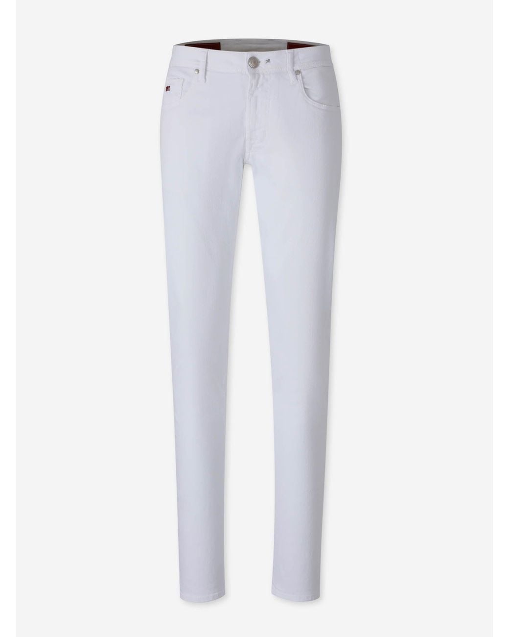 Tramarossa White Michelangelo Straight Jeans for men