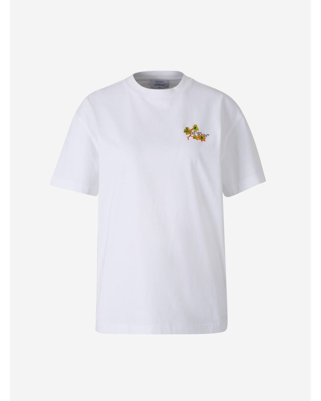 Off Camiseta Motivo Ramo Logo de Off White c o Virgil Abloh de color Blanco Lyst