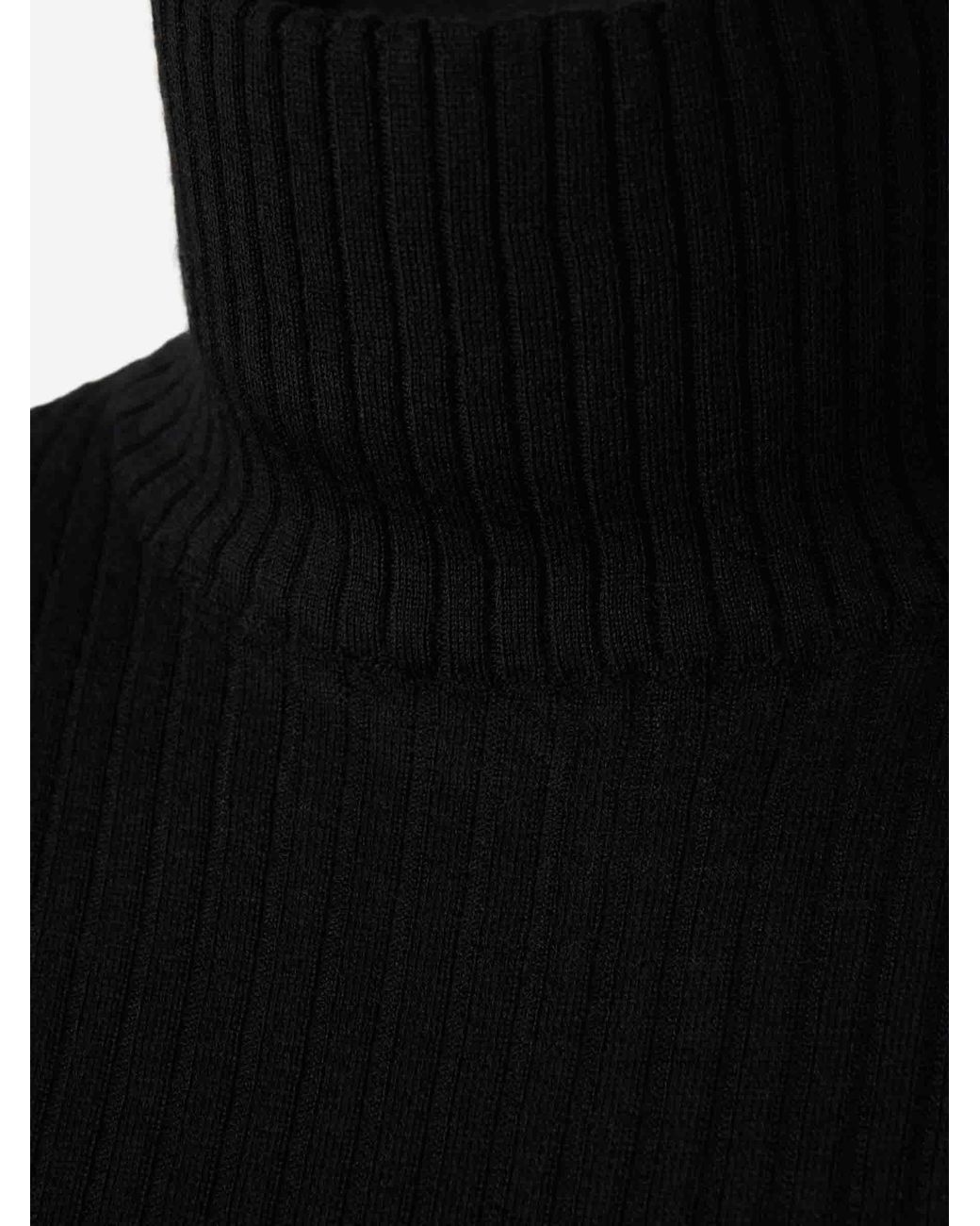 LaDoubleJ Black Ribbed Feather T-Shirt