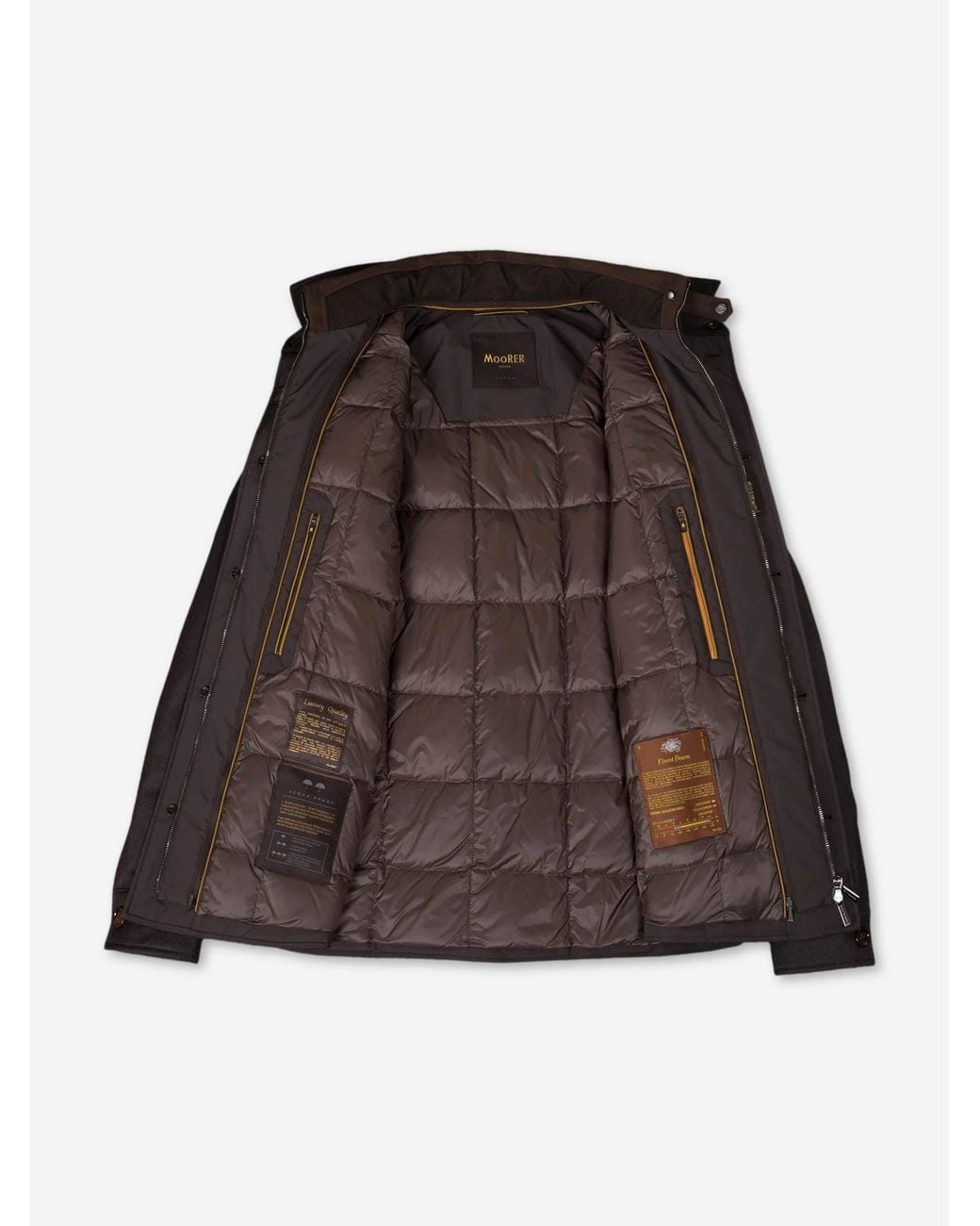 Moorer Black Padded Inner Jacket for men