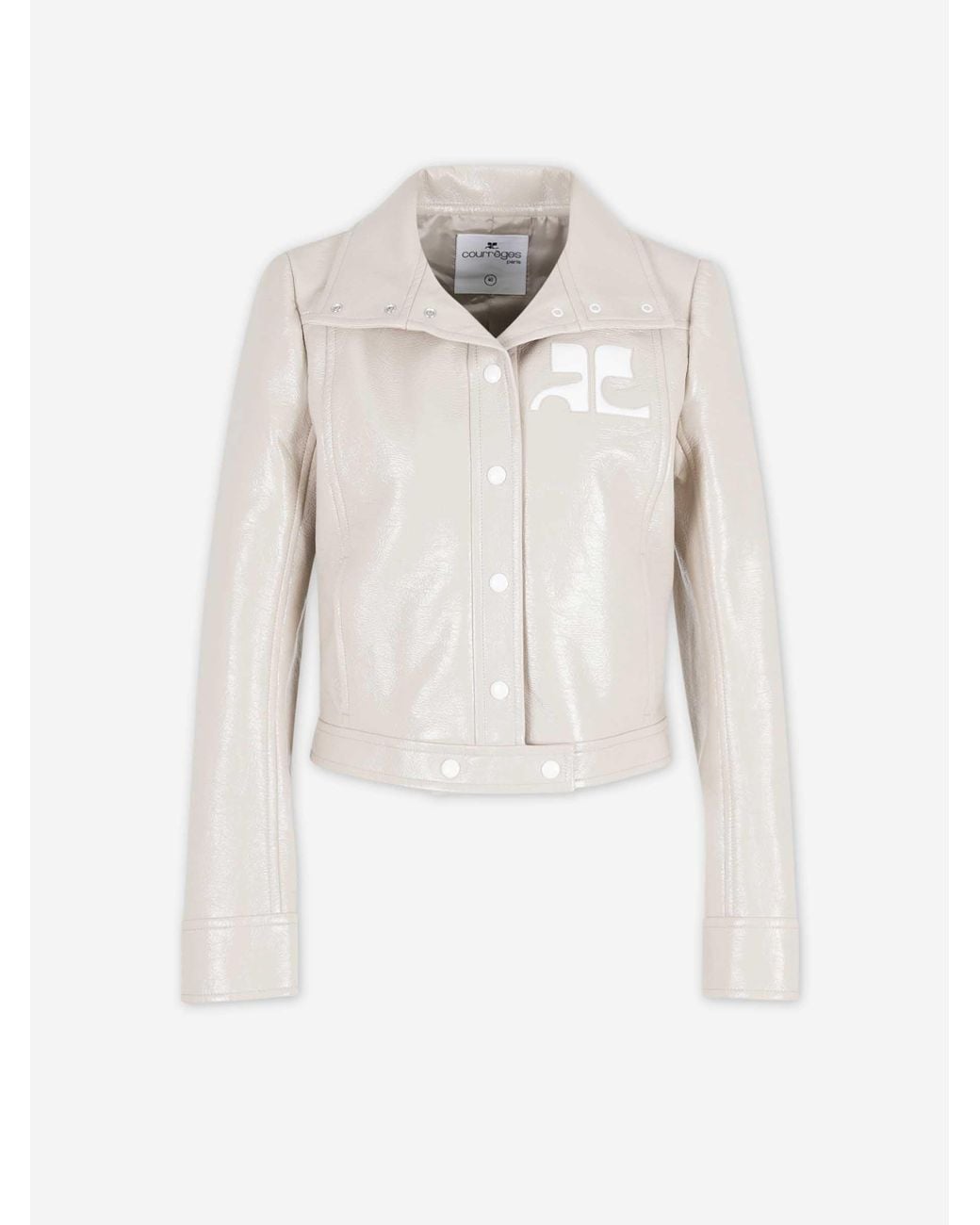 Courreges White Vinyl Jacket Reissue