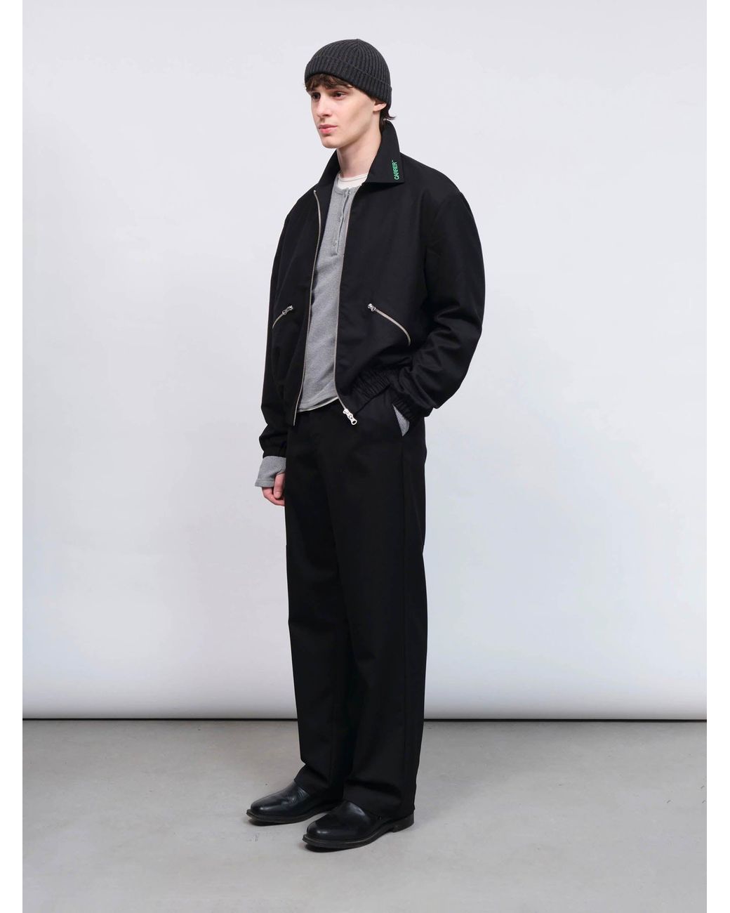 Carrera Black Wide Leg Pants for men