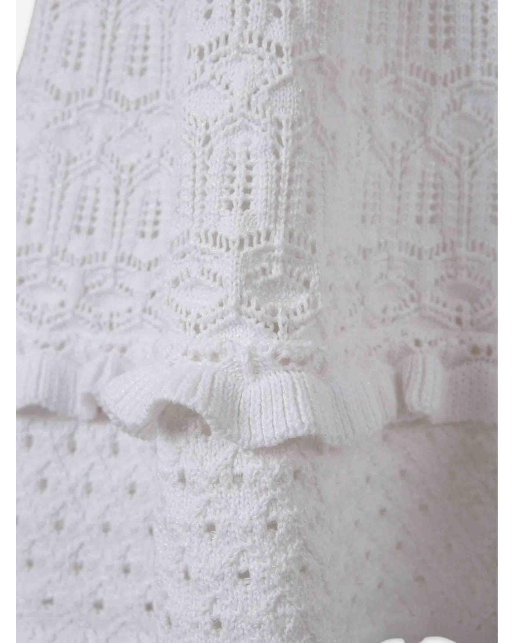 retroféte White Winona Knit Dress