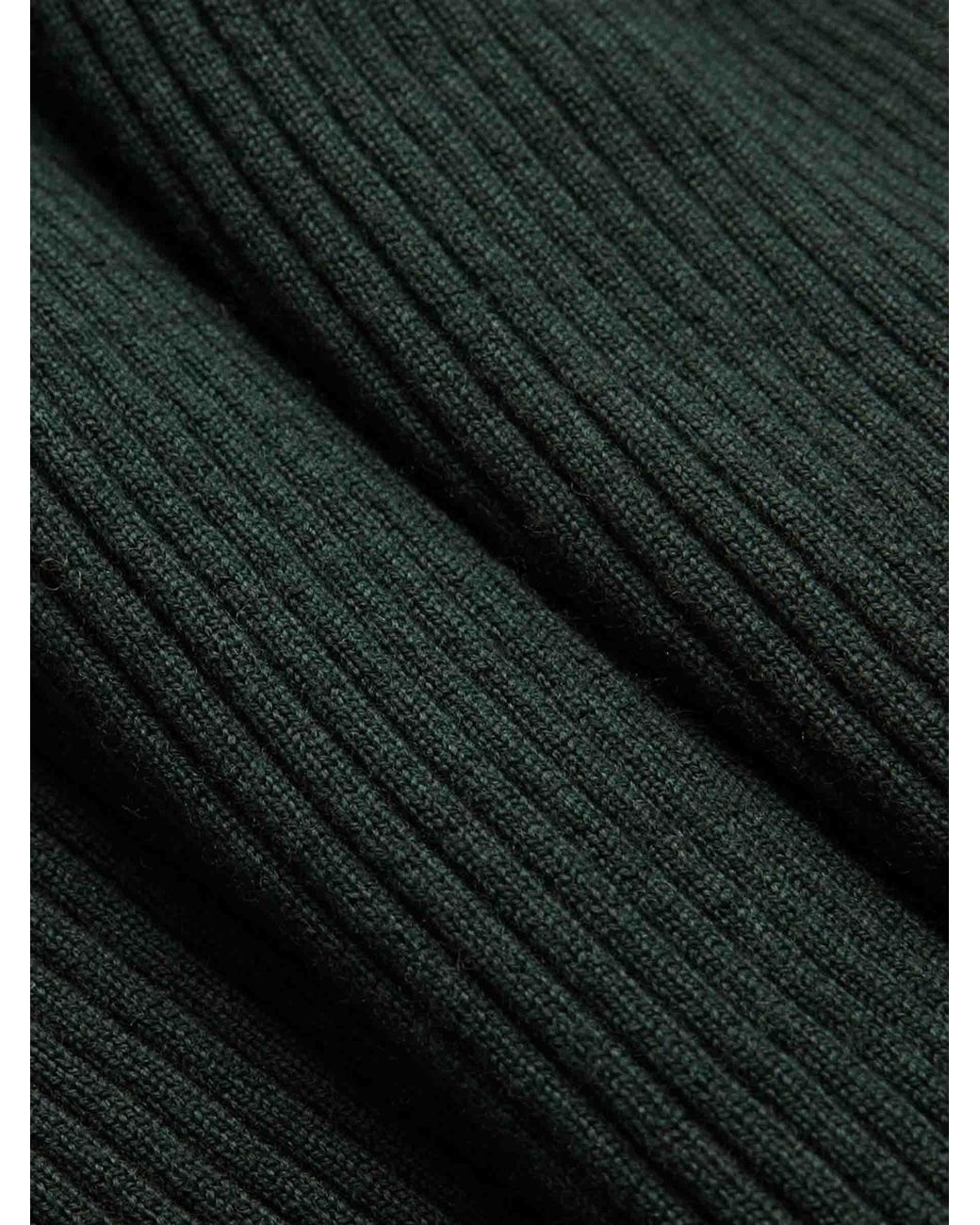 Zimmermann Green Straight Wool Skirt
