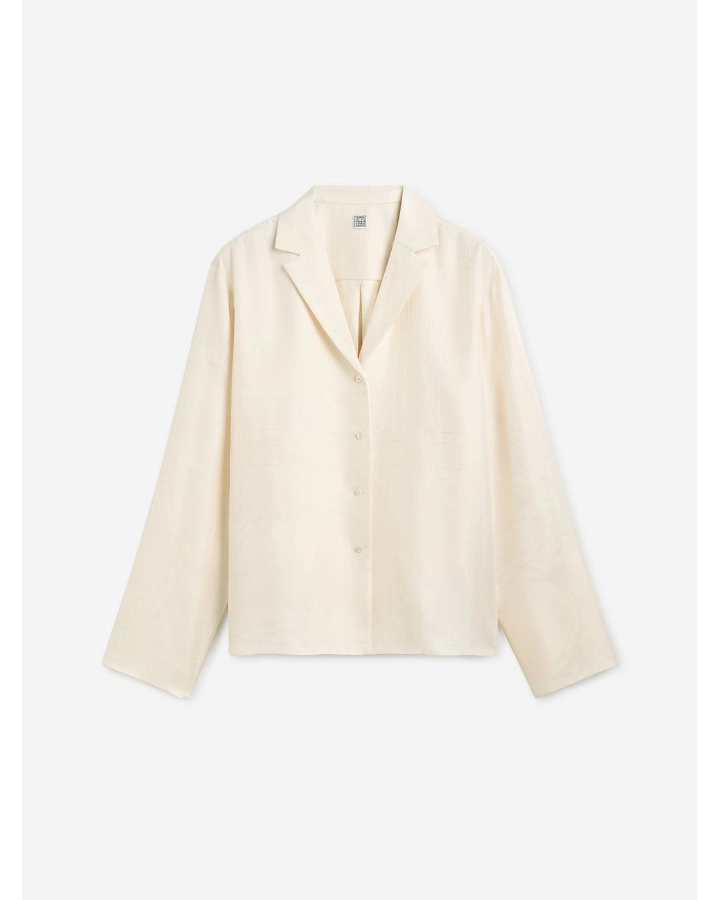 Totême White Monogram Shirt