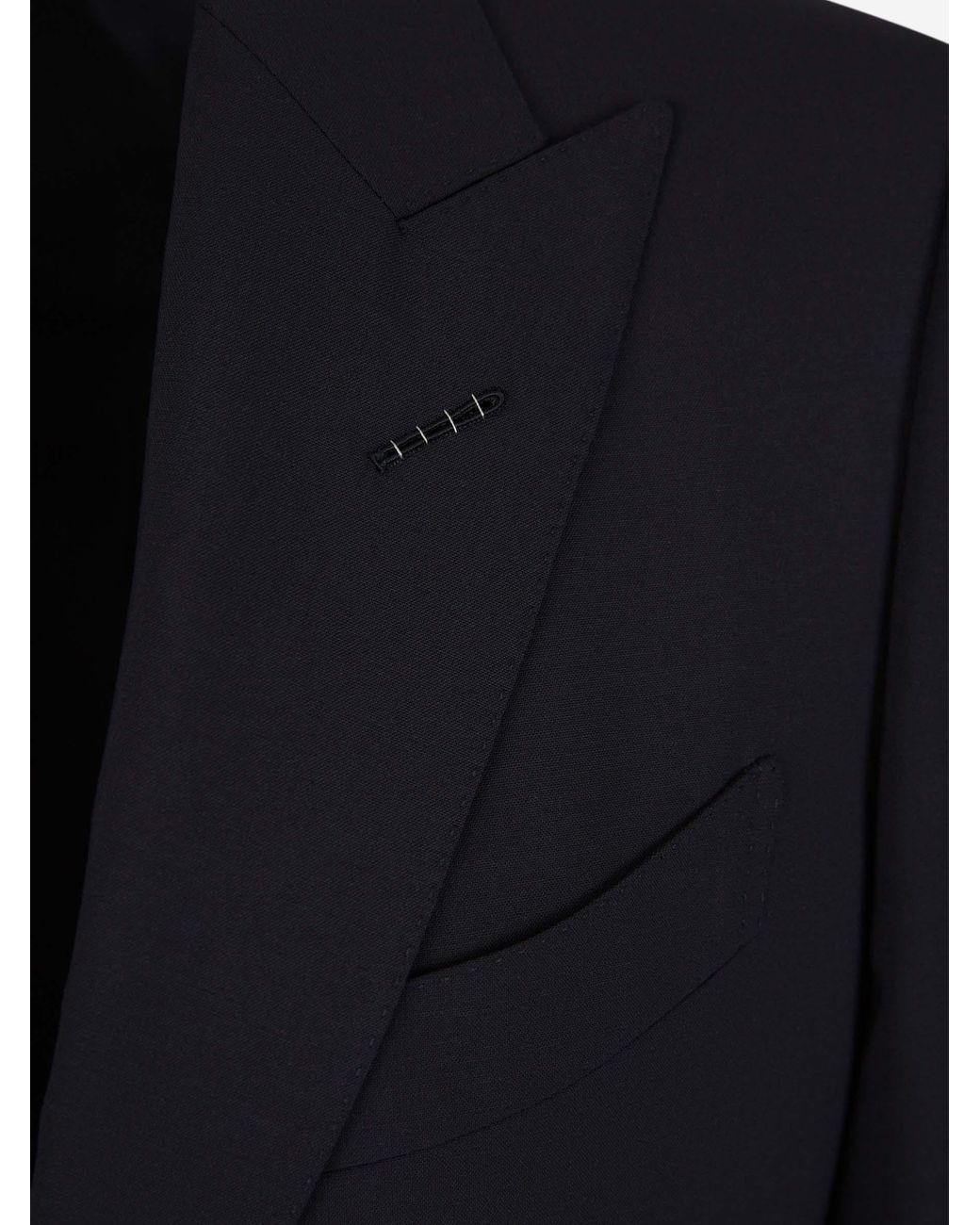 Tom Ford Blue Plain Wool Suit for men