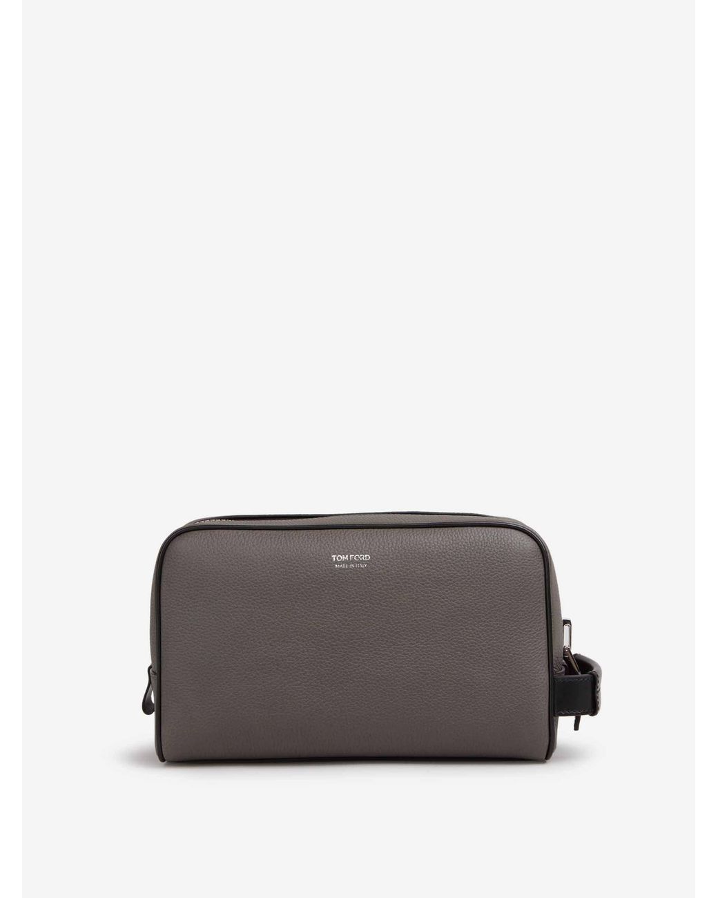 Tom Ford Black Leather Toiletry Bag for men