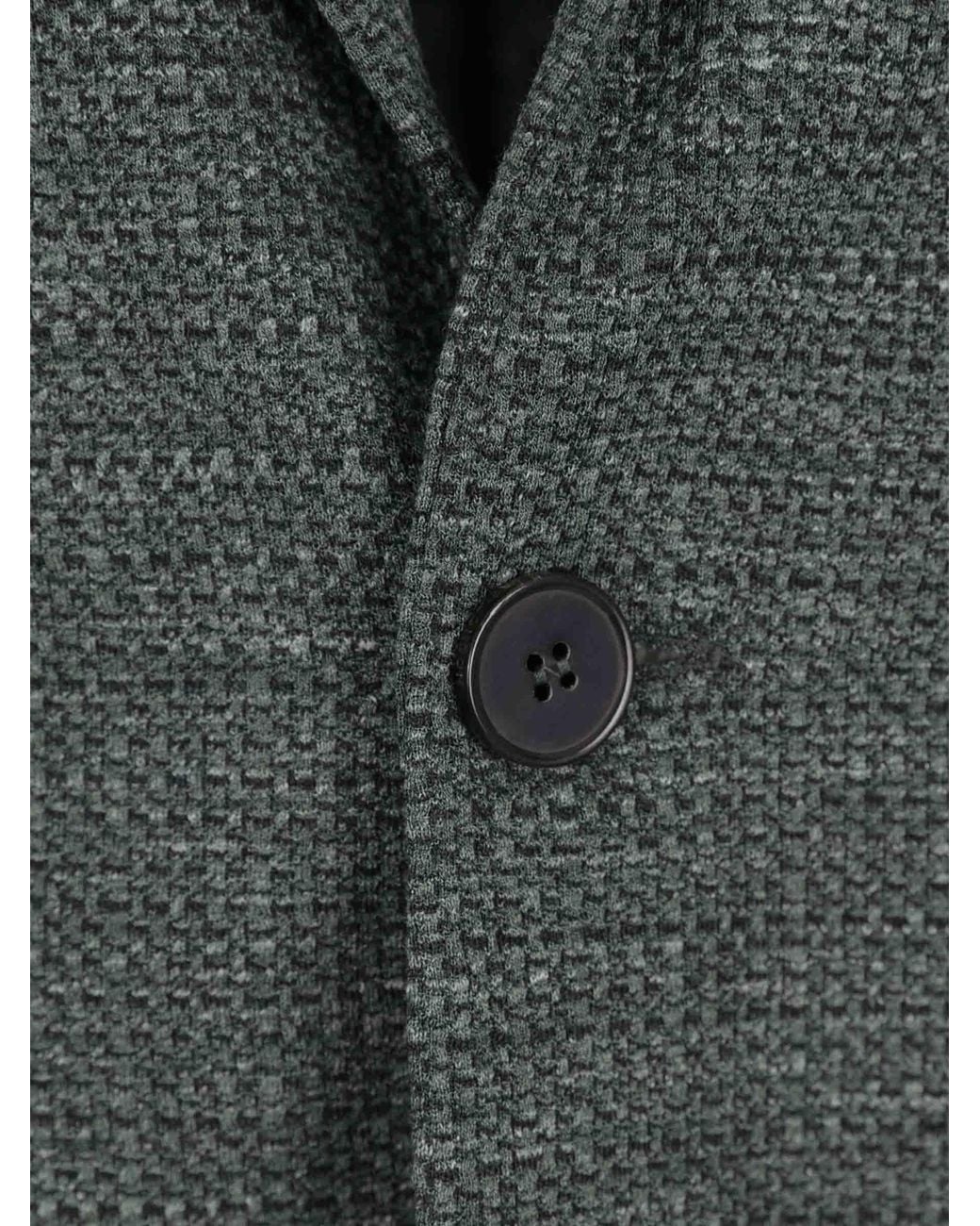 Americana Recta Lana Harris Wharf London de hombre de color Green