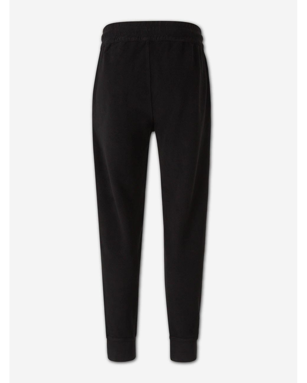 C P Company Black Cotton Joggers for men