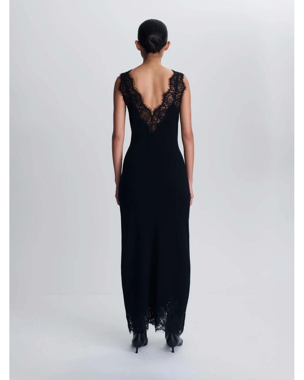 Jonathan Simkhai Black Cashmere Slip Dress