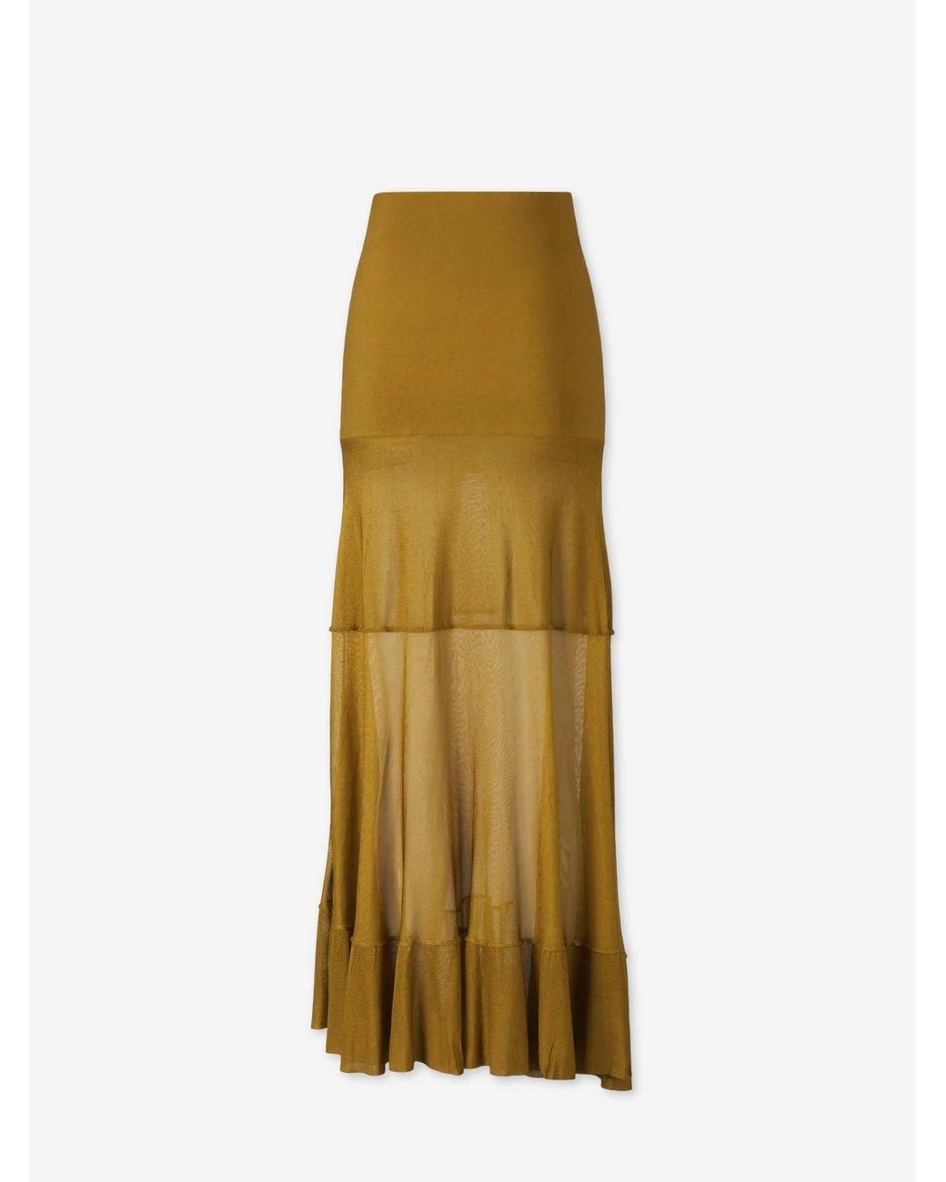 Altuzarra Metallic Gorrell Maxi Skirt