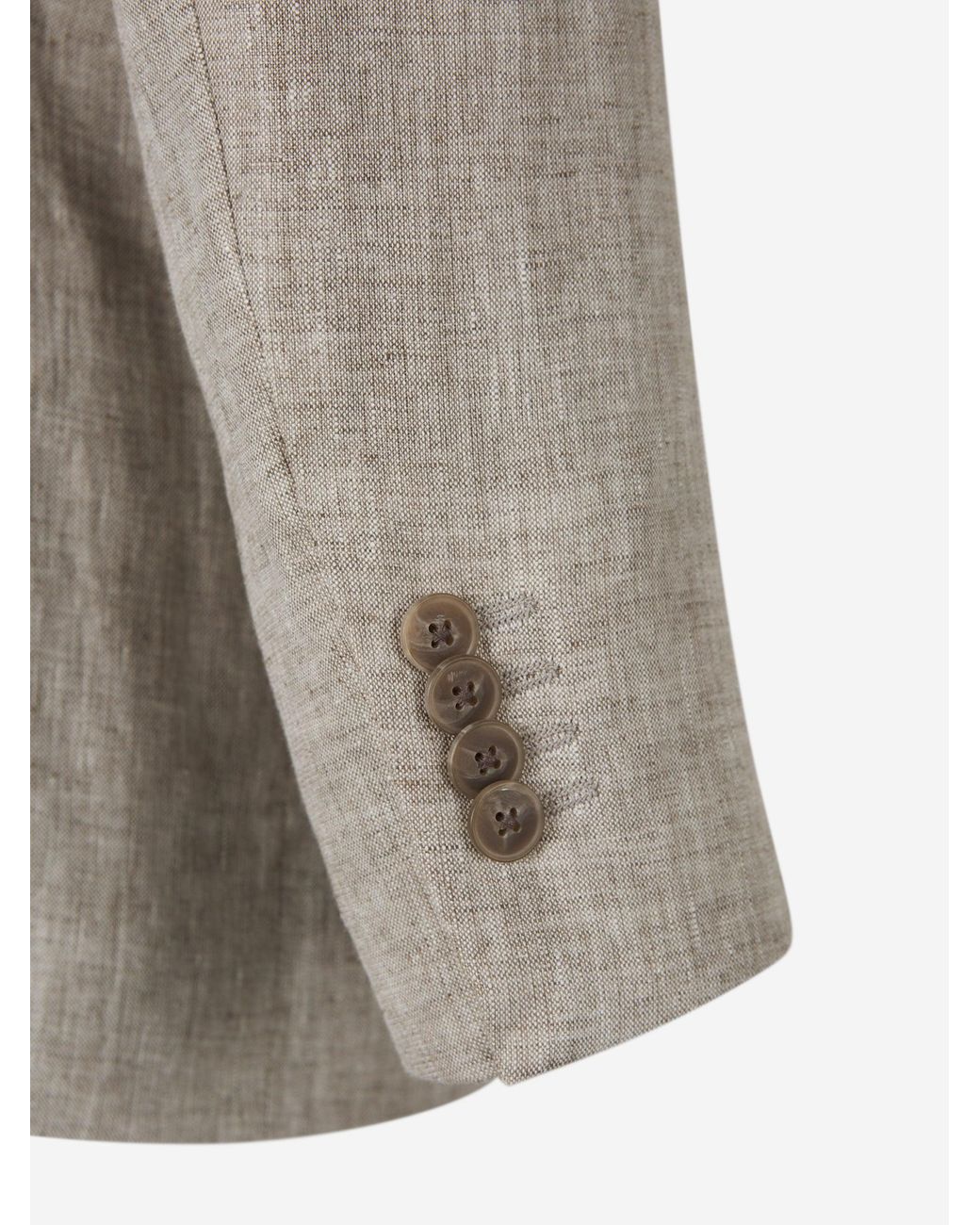 Santa Eulalia Gray Linen Suit for men