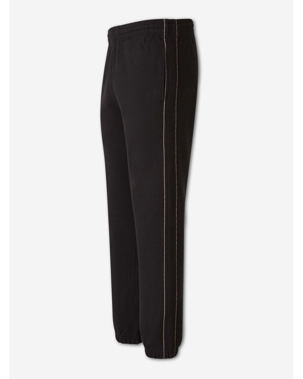 Burberry Black Cotton Joggers for men