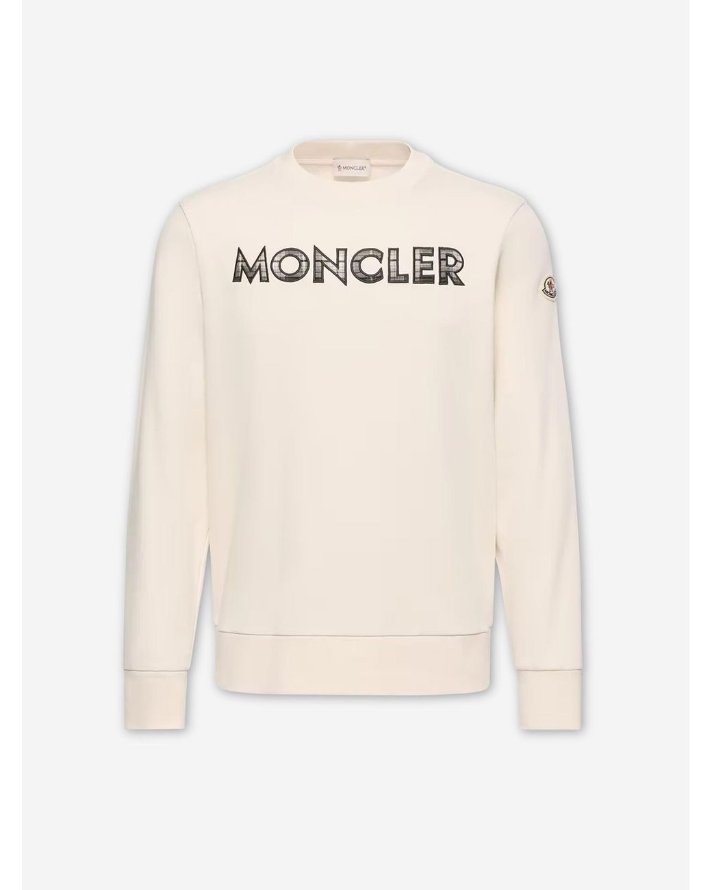 Sudadera Logo Moncler de hombre de color Natural