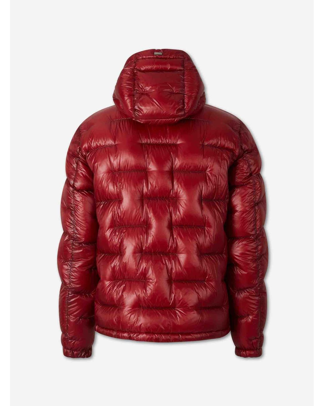 Herno Red Short Polyamide Down Jacket for men