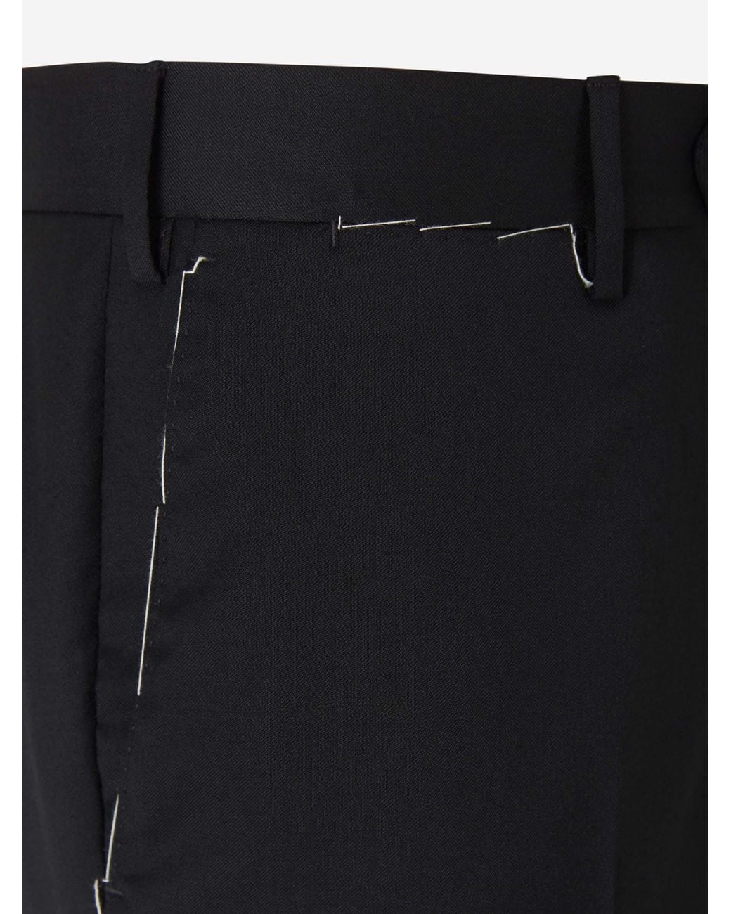 PT Torino Blue Slim Wool Pants for men
