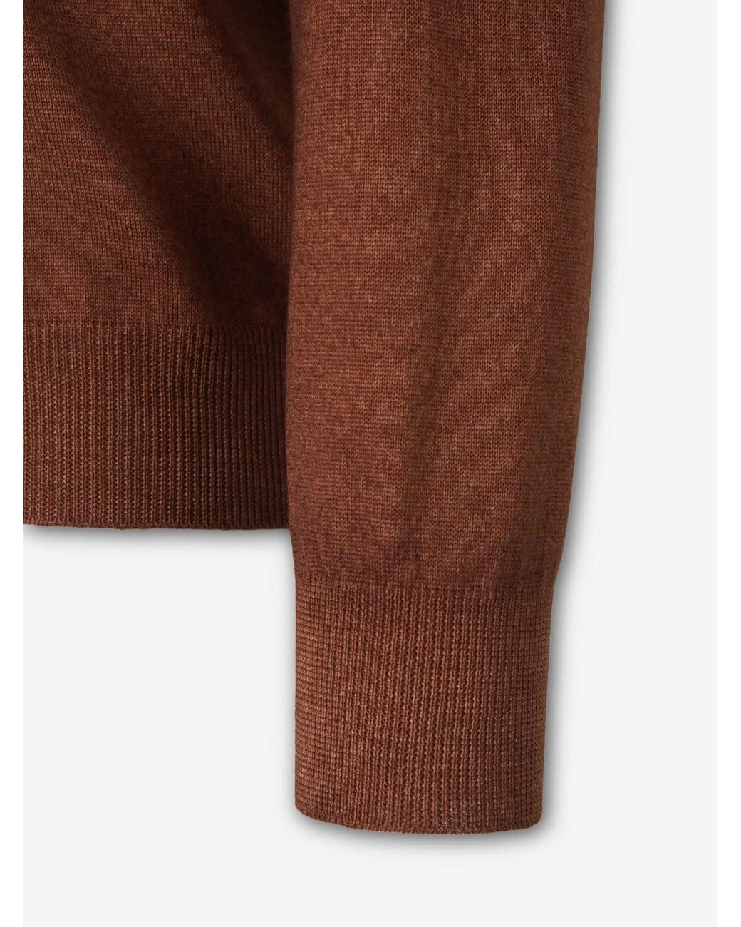 Santa Eulalia Brown Sweater V-Neck for men