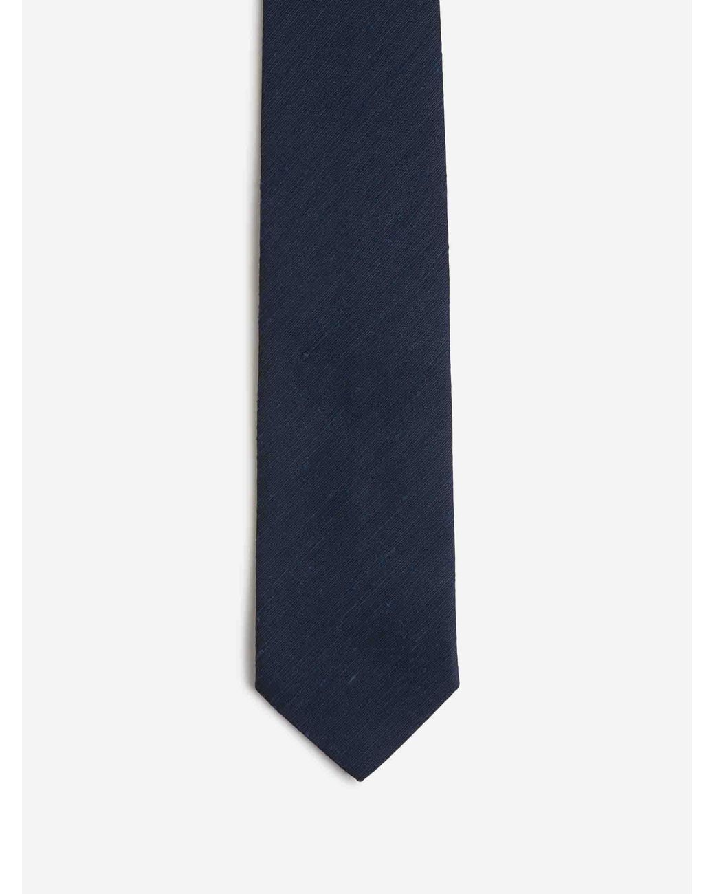 Corbata Jaspeada Seda Bigi por Santa Eulalia pour homme en coloris Blue