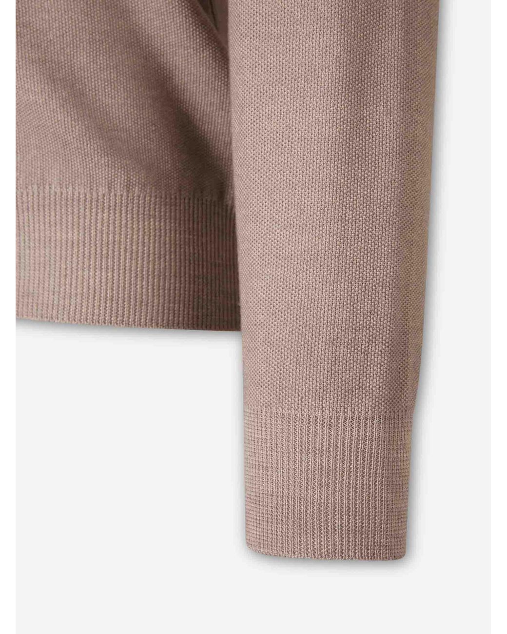 Santa Eulalia Natural High Neck Cardigan for men