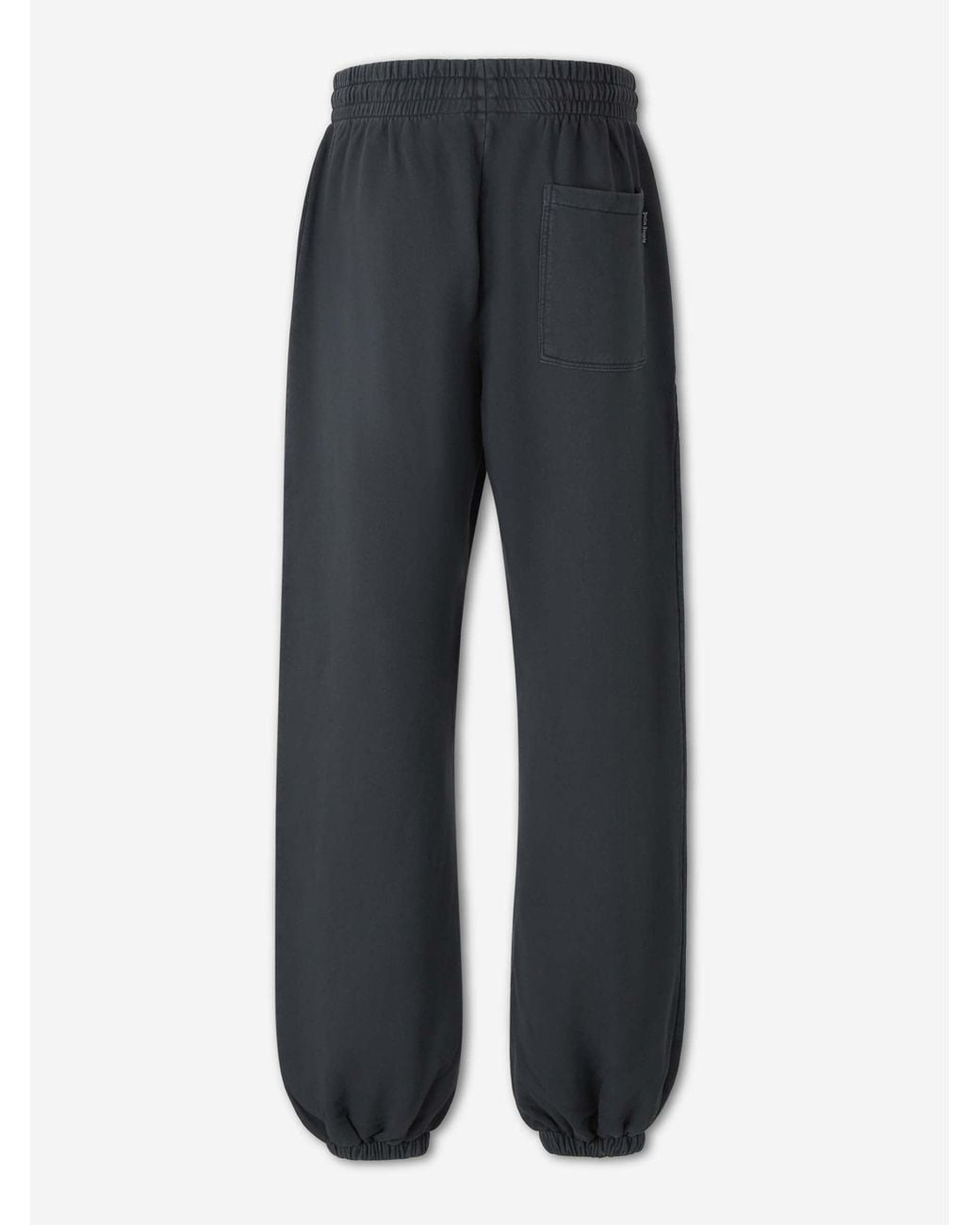Palm Angels Blue Cotton Logo Joggers for men